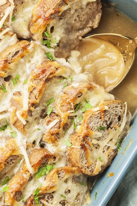 Those who truly love traditional french onion soup will want to add a clove of minced garlic. French Onion Soup Casserole | Recipe | French onion soup ...