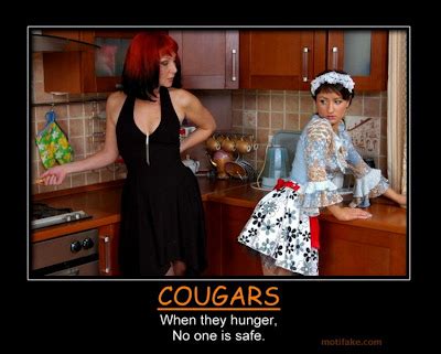 Motivational Poster Fun Hungry Cougars Feeding Time