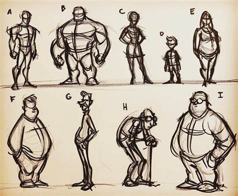 Compilation Of Character And Proportion Explorations Gottogetbetter