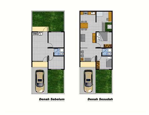Adanya jendela semakin membuat suasana di dalam rumah makin nyaman. 104 Gambar Rumah Minimalis Sederhana Ukuran 7x9 | Gambar ...