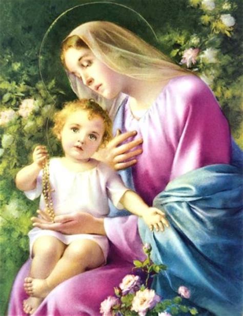 La Vierge Marie Et Lenfant Jésus