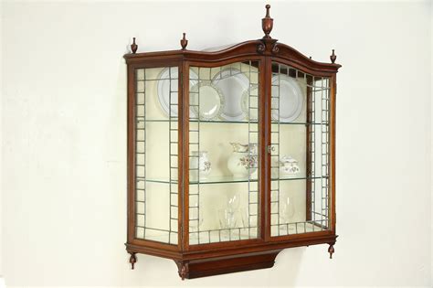 Search all products, brands and retailers of glass wall cabinets: SOLD - English Antique Wall Hanging Vitrine or Curio ...