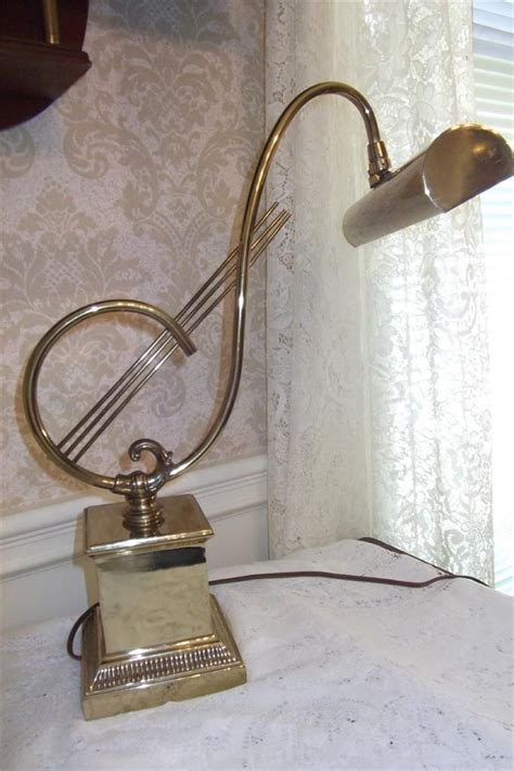 Vintage 1950s industrial desk bakelite lamp 'emvt'. Vintage Brass Musical Note Clef Piano Table Lamp | eBay | Lamp, Table lamp, Piano table