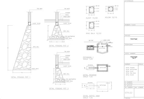 Struktur dan arsitektur bangunan utama Download Contoh Rab Rumah Minimalis Type 36 | Desainrumah72