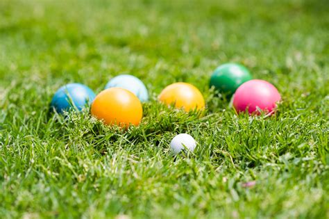 Colourful Bocce Lawn Game 99 Luft Events Bendigo Balloons Prop