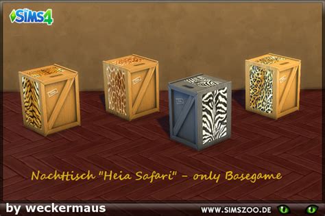 Blackys Sims 4 Zoo Night Stand ‘heia Safari By Weckermaus Download