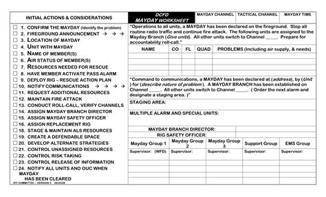 Incident Command Worksheet Printable Worksheets And Activities For