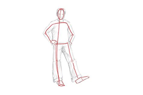 How To Draw A Person Standing