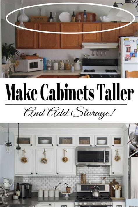 Line up the plastic piece that goes onto the outside of the drawer itself. Tall Kitchen Cabinets - How to Add Height - The Honeycomb Home