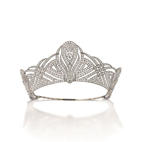 The Bessborough Diamond Tiara An Impressive Chaumet Art Deco Diamond Tiara