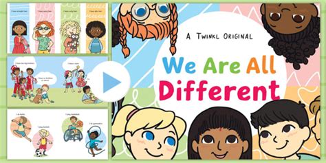 We Are All Different Story Powerpoint Hecho Por Educadores