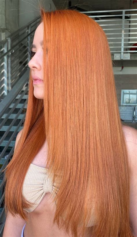 40 Copper Hair Color Ideas Thatre Perfect For Fall Bright Copper Long Hair