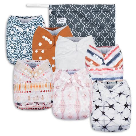 Sean Stars Cloth Diapers 7 Pack Noras Nursery Diy Cloth Diapers