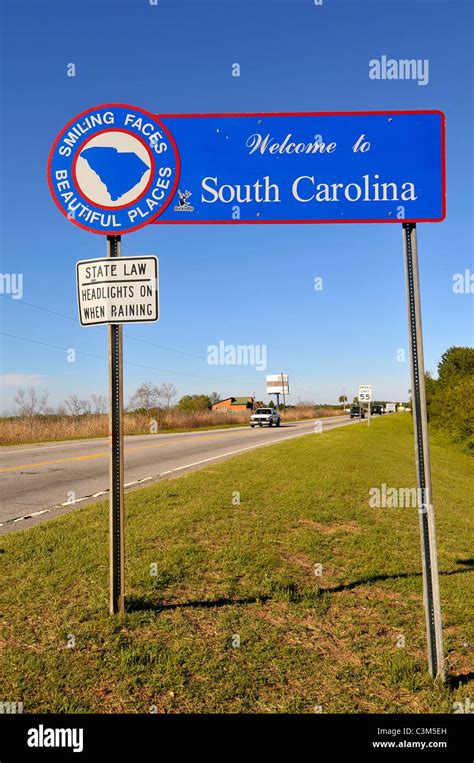 Welcome To South Carolina Hi Res Stock Photography And Images Alamy