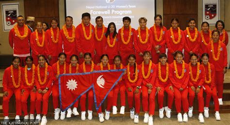 Nepal U 20 Womens Football Team To Leave For Dhaka Today