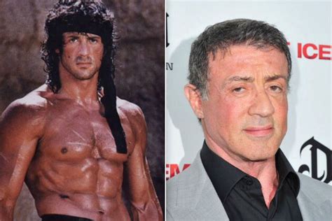 Rambosly Stars Then And Now Sylvester Stallone Celebrities Then