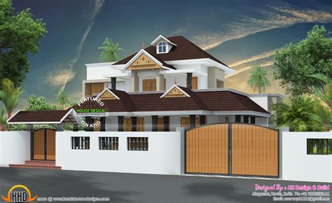 Modern Compound Wall Design Kerala Under Asia