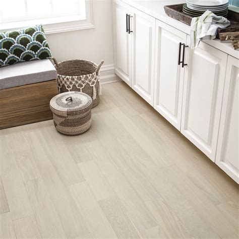 If you're planning a project and are considering vinyl flooring with a hardwood look, there are two types of vinyl worth checking out: Can You Use Engineered Hardwood Flooring in a Bathroom?