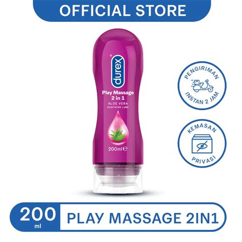 Promo Durex Play Massage 2 In 1 200ml Pelumas Gel Alat Bantu Seks