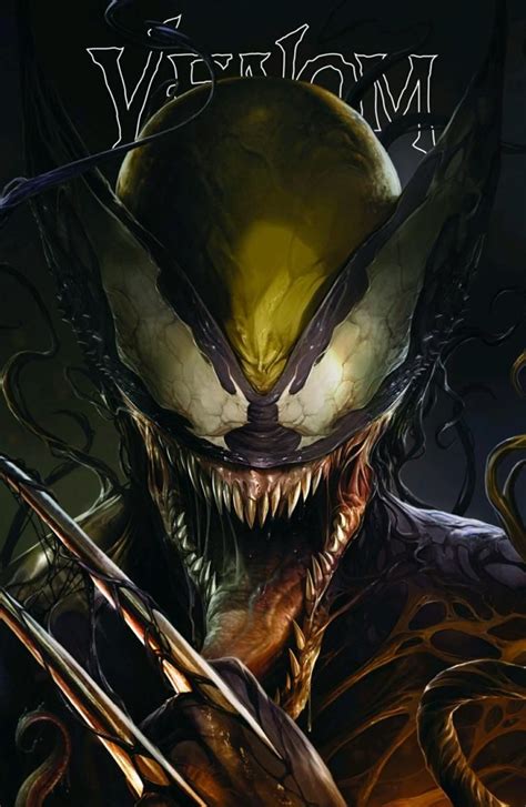 Venom 6 X 23 Variant Cover Иллюстрации комиксов марвел Герои