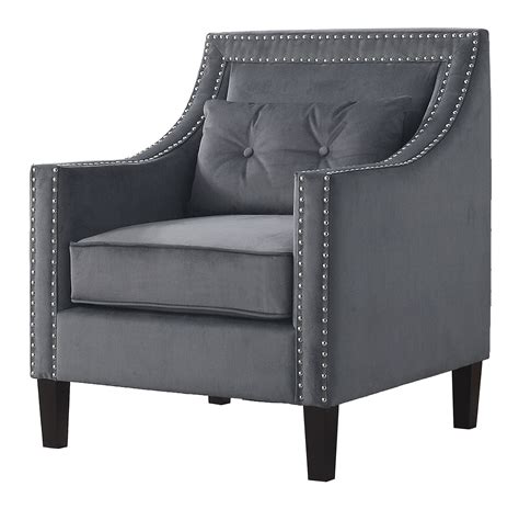Product title mainstays microfiber tub accent chair, dove gray average rating: Best Master Furniture Edinburgh Suede Accent Arm Chair ...
