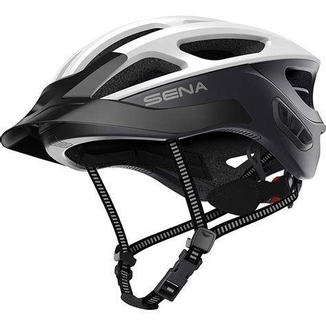 Sena R Evo Smart Cycling Helmet White Matt R Evo Mw Bike Helmets Motostorm