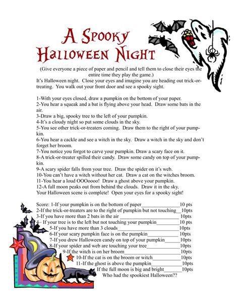 Halloween Games For Adults 15 Free Pdf Printables Printablee