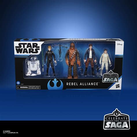 Star Wars Celebrate The Saga Toys Rebel Alliance Figure Set 375 Inch