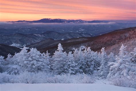 Sunrise After A Clearing Winter Storm In The Roan