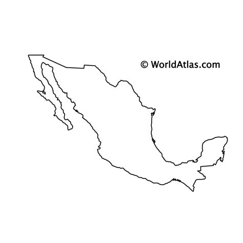 22 Printable Map Of Mexico States Free Coloring Pages