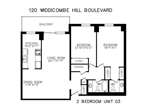 Floorplans For Apartments In Etobicoke At 63 73 And 120 Widdicombe