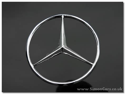 Black Mercedes Emblems Badges