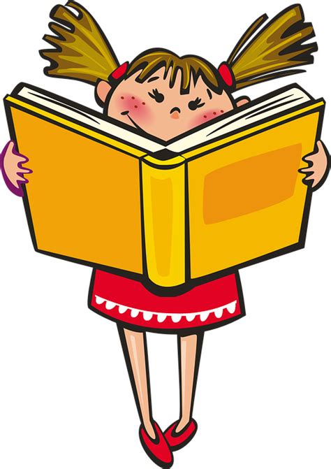 Girl Book School · Free Vector Graphic On Pixabay