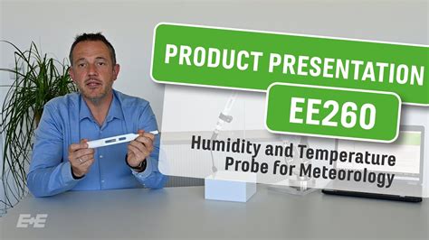 Heated Humidity And Temperature Probe For Meteorology Ee260 Epluse