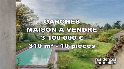 Garches Maison A Vendre 3 100 000 € 310 M² 10 Pièces Youtube