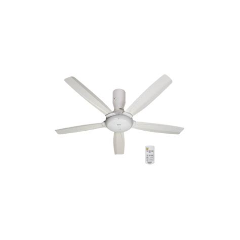 Panasonic ceiling fans combine beautiful contemporary designs with innovative technology, creating strong airflows, which will also complement the circulation of cool air from air conditioning systems. PANASONIC F-M14D5 BAYU 5 5BLADE 56'' REMOTE CEILING FAN ...
