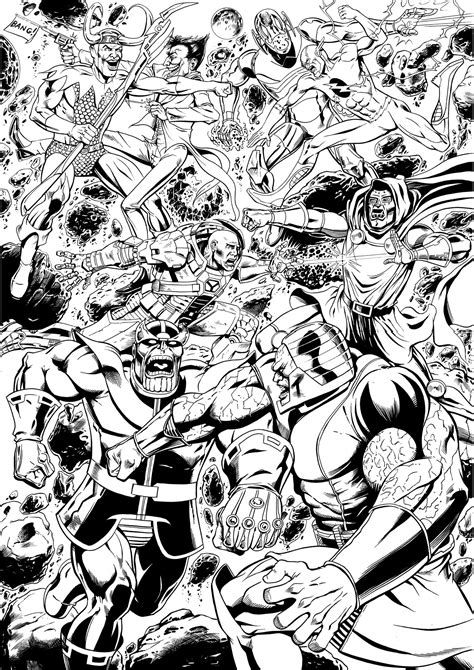 Marvel Supervillains Coloring Pages