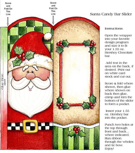 Candy Bar Wrappers Christmas Free Printable
