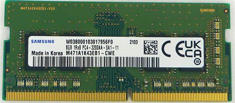 Spotmarket 8gb Ddr4 3200mhz Pc4 25600 12v 1rx8 260 Pin Sodimm Laptop Ram Memory Module