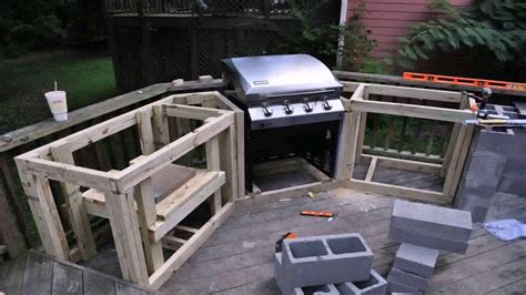 How To Build Wood Outdoor Kitchen Cabinets Youtube