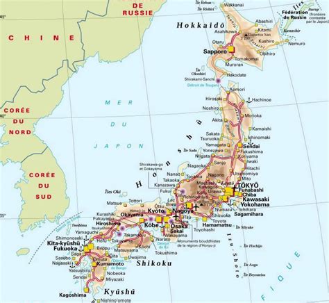 Printable Map Of Japan With Cities Printable Maps