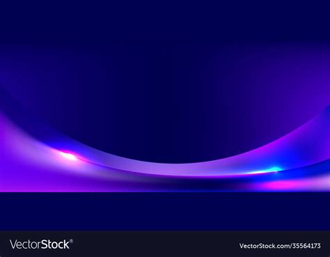 Banner Web Template Blue And Purple Gradient Vector Image