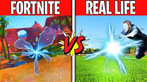 Fortnite Rift In Real Life Fortnite Vs Real Life Youtube