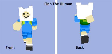 Finn The Human Minecraft Skin By Paolonormalstate On Deviantart