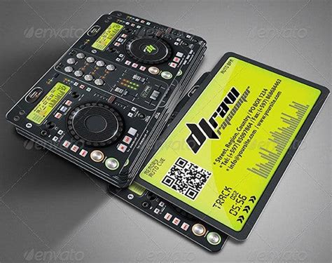 At 1800businesscards, we are committed to finding the right style and look for your disc jockey needs. 28+ DJ Business Cards Templates - Photoshop, Ms Word ...