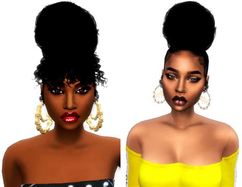 Xxblacksims Sims Hair Sims 4 Black Hair Sims 4 Hair Cc Images And