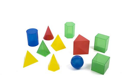 Sólidos Geométricos Em Plástico • Criação Mmp Materiais Pedagógicos
