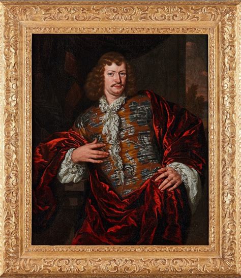 Michiel Van Musscher 1645 1705 Portrait Dun Noble Xviie Siècle N