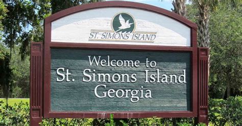 Geographically Yours Welcome St Simons Island Georgia
