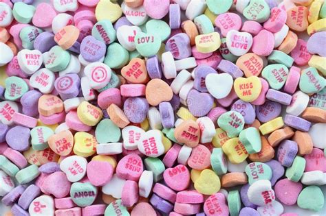 Valentines Day Candy Hearts Stock Images In 2021 Images For